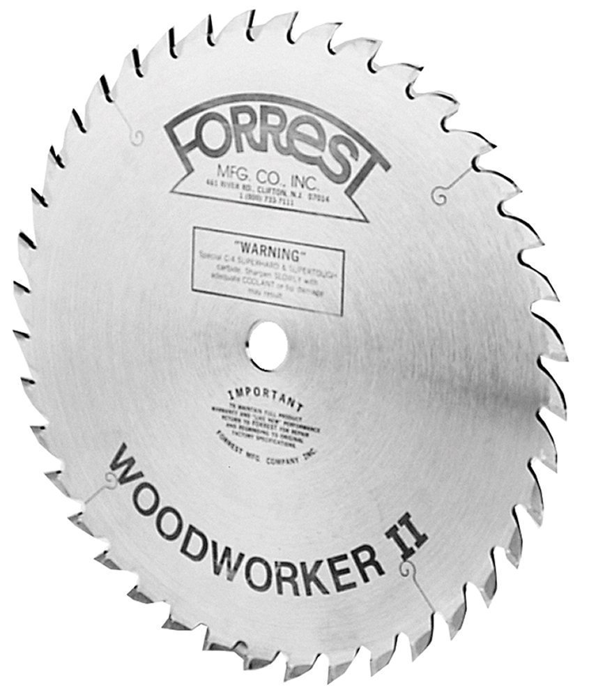 Forrest WW10407100 Woodworker II 10Inch 40tooth ATB .100 Kerf Saw