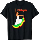 Ethiopian Dress Clothes habesha Girl T-Shirt