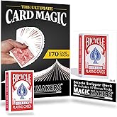 Magic Makers Ultimate Card Magic Kit 170 Card Effects with Bicycle Stripper Deck