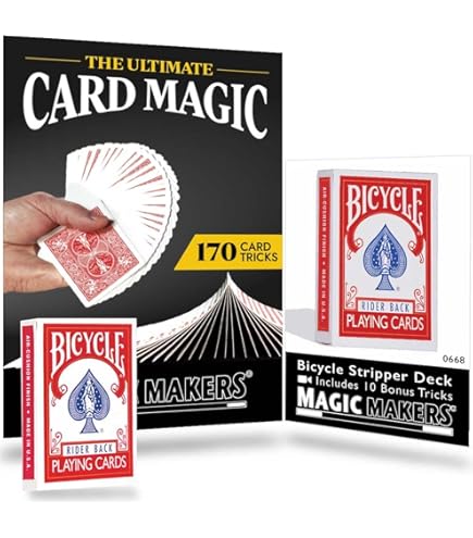 Amazon.com: Royal Road to Card Magic with Bonus Bicycle