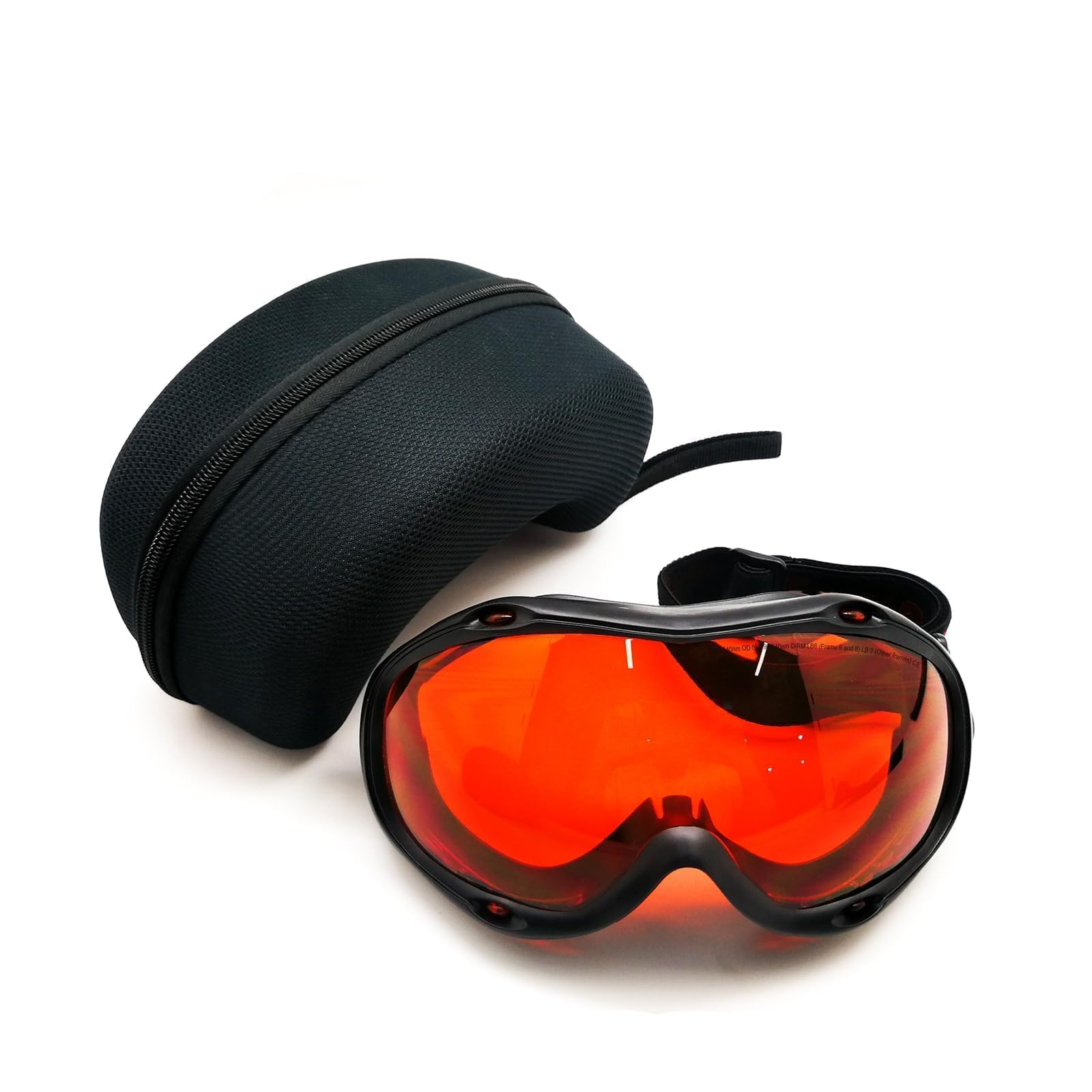 MCWlaser 190-540nm Laser Safety Goggles Glasses OD5+ For UV light Violet Blue Green Laser 405nm 445nm 450nm 473nm 532nm Absorption Type EP-3 Style 10