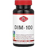 Olympian Labs DIM Supplement 100mg - Daily Capsules - Diindolylmethane for Men and Women, 100 Mg, 60 Count