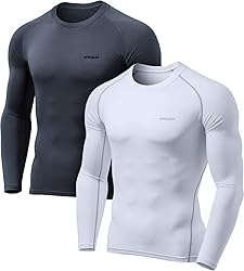 TSLA Men's Thermal Long Sleeve Compression