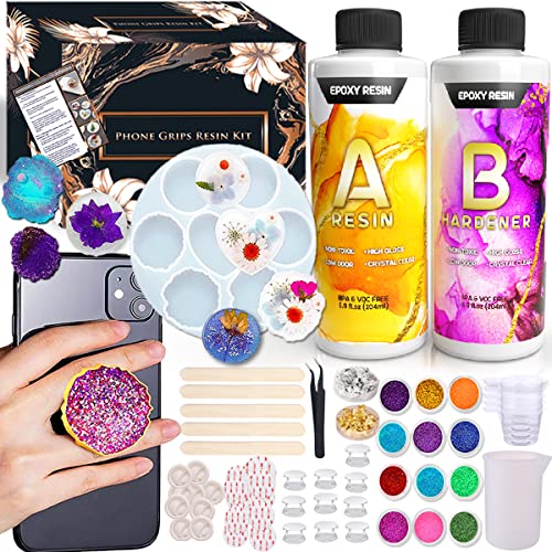 Zoncolor Pop Socket Epoxy Resin Molds Phone Grip Accessories