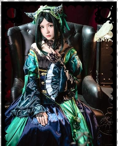 Amazon ウイッグ 服 コスプレ 衣装 黒執事 Black Butler2 緑の魔女 ジークリンデ サリヴァン 仮装 Cosplay キット アニメ 衣装 コスプレ 仮装 通販