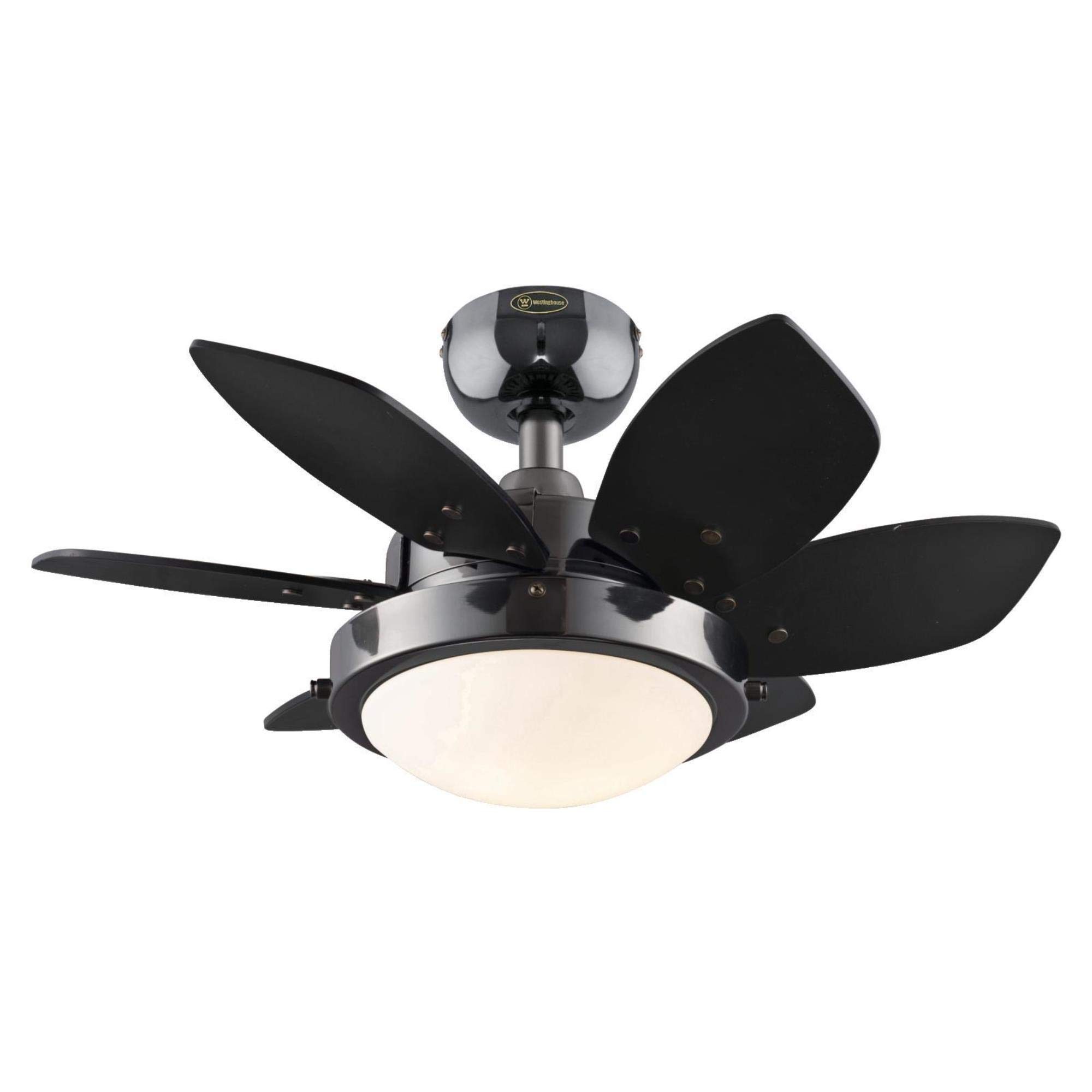 Westinghouse 7224600 Quince LED Ceiling Fan with Light, 24 Inch, Gun Metal Image