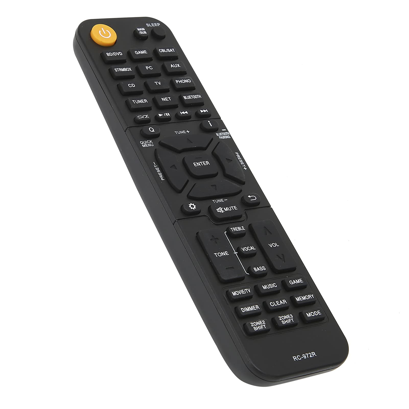 TV Remote Control RC-972R,Replacement Remote Control for TV TX-NR696 TX-NR797 TX-RZ840,Black