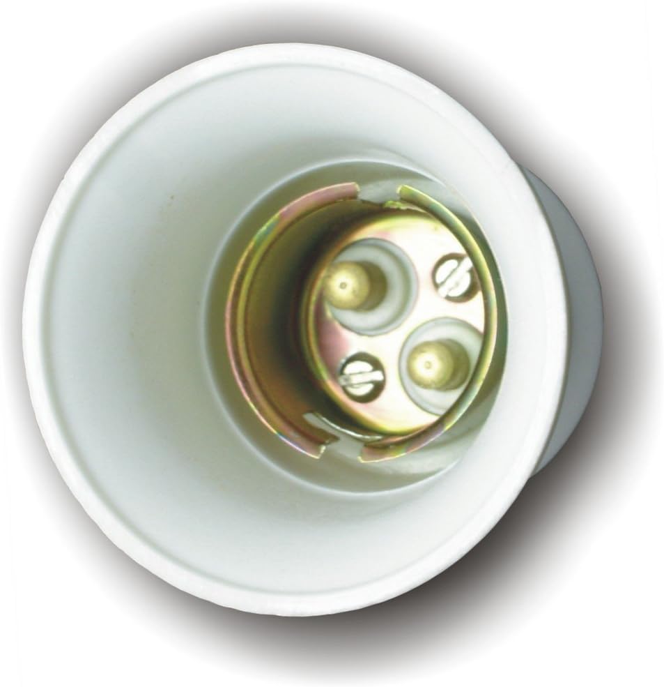 BC B22 Cap Socket White Pendant Ceiling Light Lamp Safety Bulb