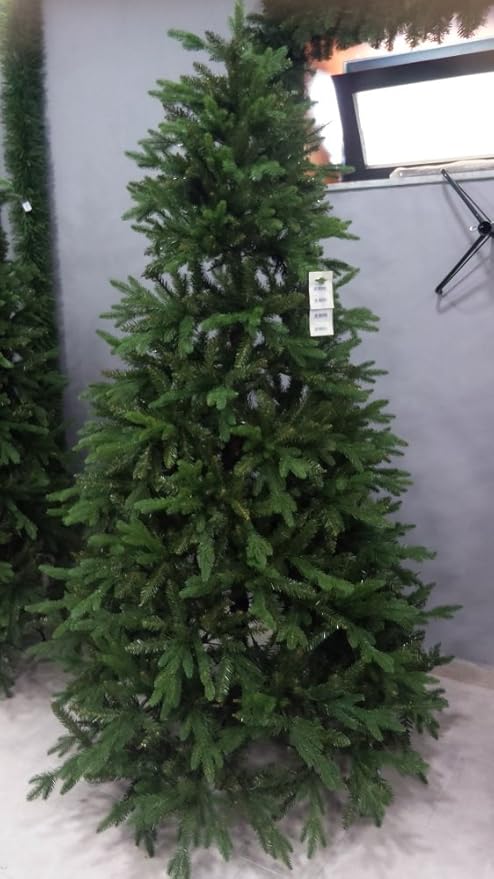 Albero Di Natale Da Esterno Amazon.Salone Negozio Online Albero Di Natale Pino Fresh Tree Cm 180 Rami In Silicone Pvc Base Cm 116 Interno Esterno Amazon It Casa E Cucina
