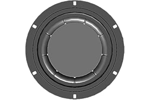 BAIMOQI Subwoofer Diaphragm Loudspeaker Woofer Radiator Enhances Bass Experience Rubber and Iron Horn Accessory 6.5/8inch