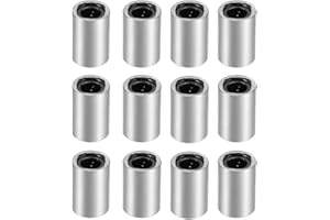 HiPicco Linear Ball Bearings, LM4UU 4mm Linear Motion Bushing Double Side Rubber Sealed Rod Liner Shaft Parts for CNC Machine