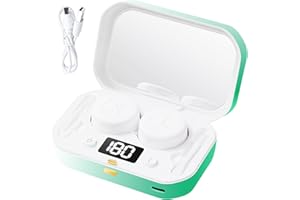 CASBOMY Contact Lens Clean Machine, Portable Ultrasonic Contact Lens Cleaner with 4 Timing Modes, 360° High-Frequency Vibration for Cleaning Soft Lenses, Colored Contact Lenses (Green)