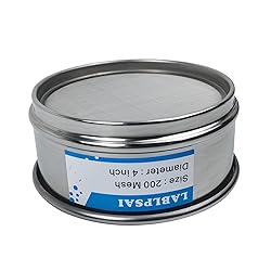 LABLPSAI 200 Mesh Lab Sieves 4" Diameter 304