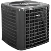 ACiQ 2 Ton 14.3 SEER2 Central Air Conditioner Heat Pump Condenser - R32 | 230V Single Stage, Energy Efficient AC/Heating, Outdoor Central HVAC Unit for Ducted Split Systems (AQ-GLZS4BA2410)