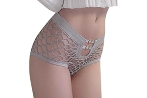 Lingerie Set for Women Lace Panties Pack Women Panties Sexy Mid Waist Briefs Figure Net Design Hollow Underwear High Elastic