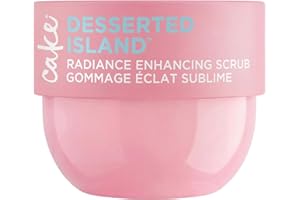 Cake Beauty Exfoliating Body Scrub, Desserted Island Radiance Enhancing Sugar Scrub - Exfoliating & Smoothing with Fine Sugar