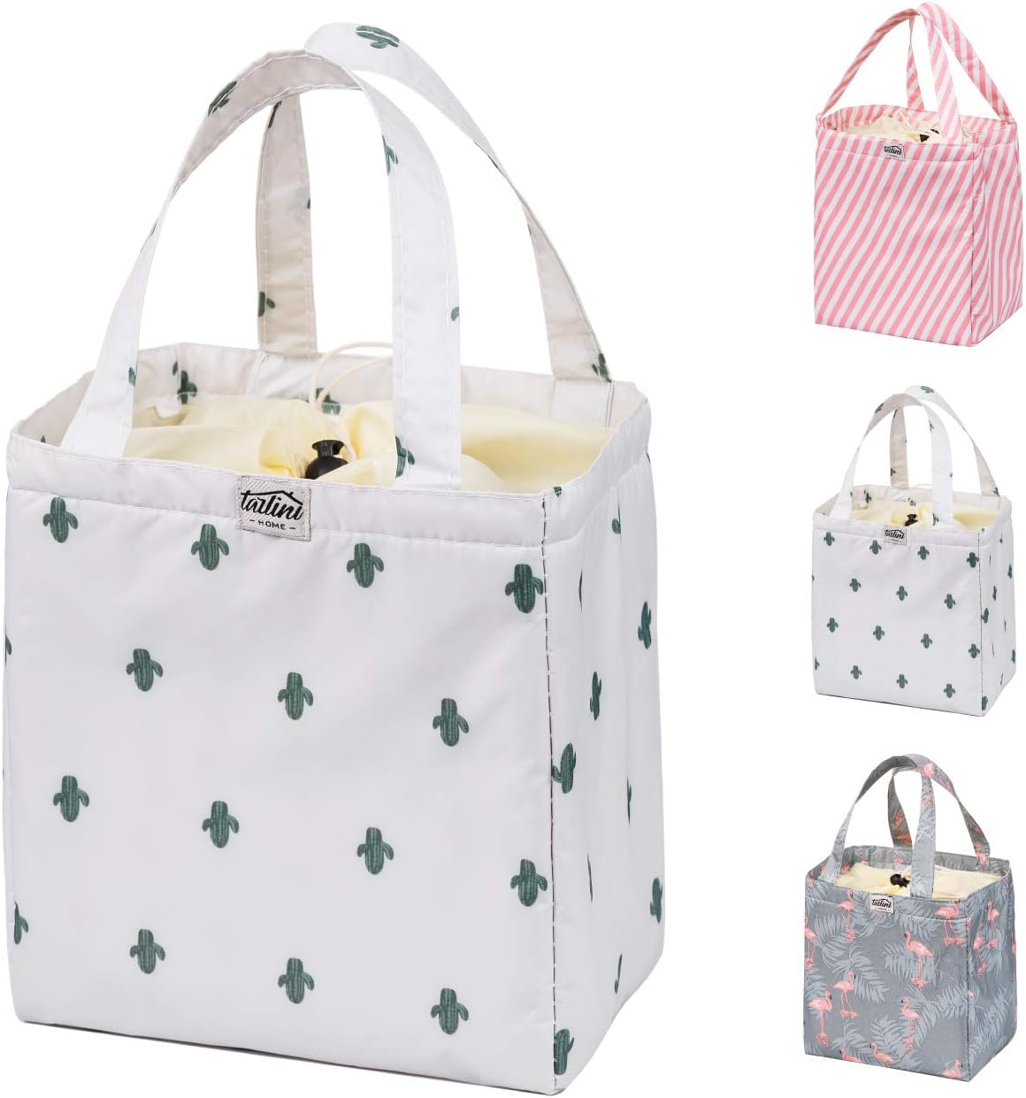 Reusable Lunch Bag, Insulated Bento Box Cooler, Tote Handbag Container Women- Lunch Tote Women, Kids, students, Waterproof