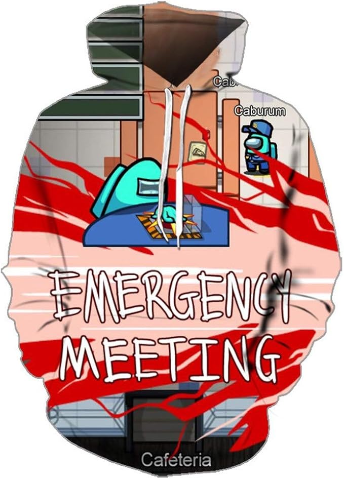 Among Us Hoodies,3D Printing Among Us Costume Jacket Game Cosplay