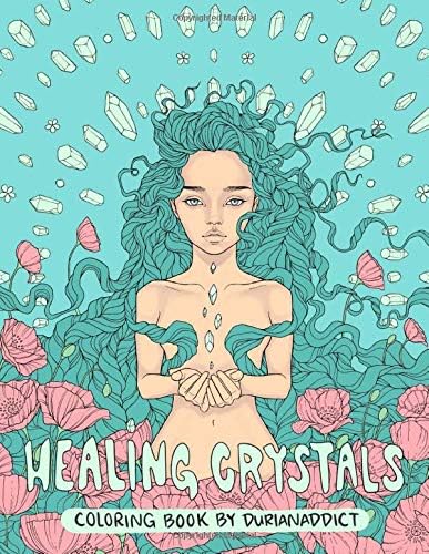 Healing Crystals Coloring Book (Coloring Books by T Fallon)