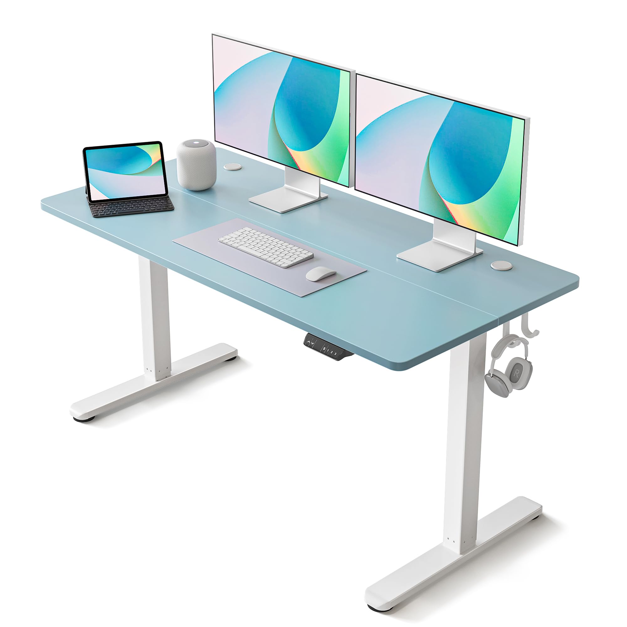 FEZIBO Electric Standing Desk, 55 x 24 Inches