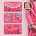 Izzy & Roo Pink Dinosaur Hooded Bathrobe for Girls (3-6 Years)