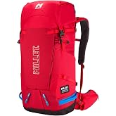 MILLET, Peuterey 35+10 Backpack, Red - Rouge, One Size | Peuterey 35+10 Backpack delivers all-season alpine versatility with streamlined access and rugged carry