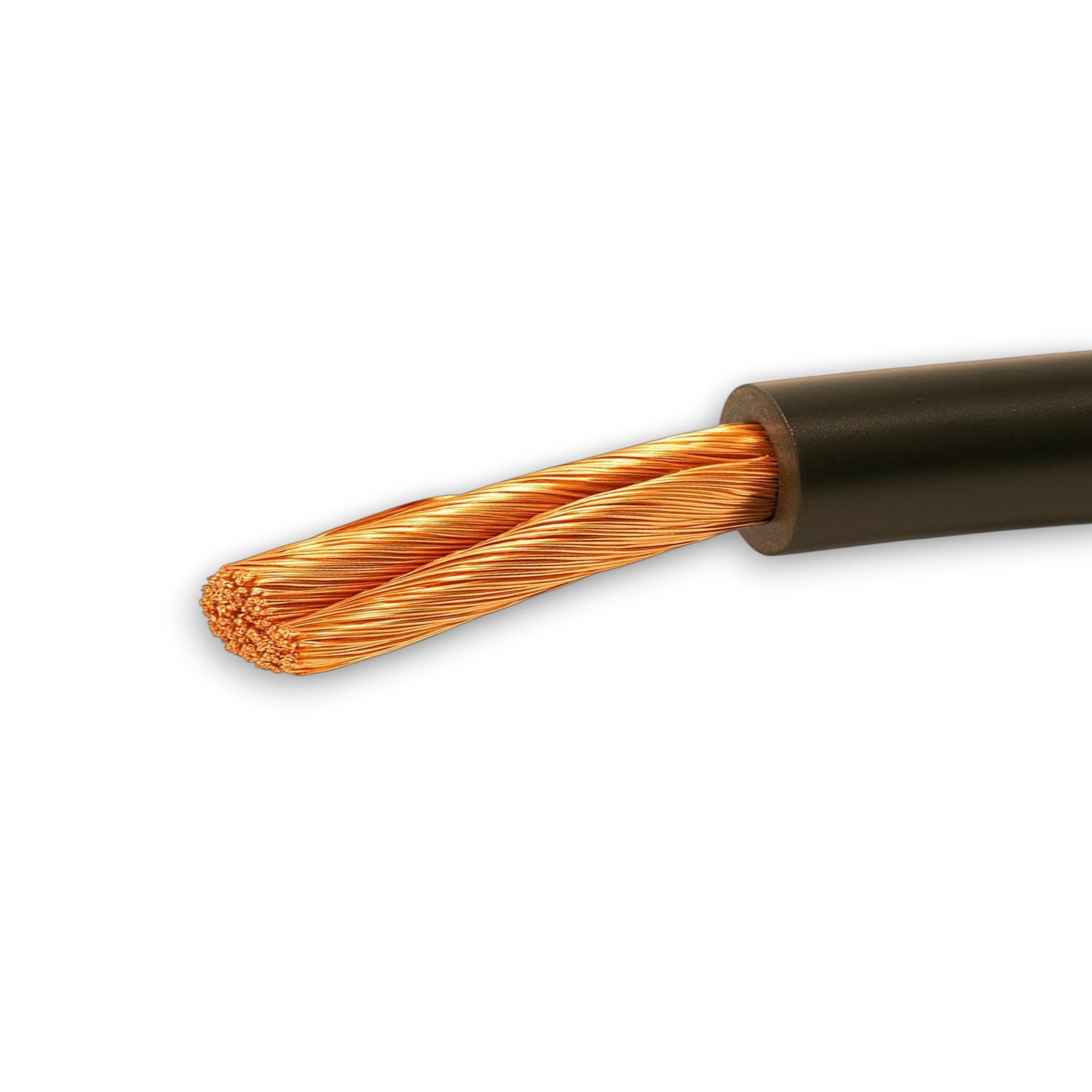 MKGT Red & Black Battery/Starter/Welding Flexible PVC Cable Wire 110/170/345 Amp 16mm 25mm 35mm (16mm² Black, 1 Meter)