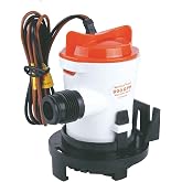 SEAFLO 800GPH Bilge Pump, Side-Mounted Submersible Cartridge Pump 12V