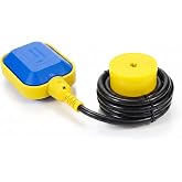 1M Float Switch, 220V 16A Waterproof Tethered Float Switch &amp; Liquid Level Controller with Cable for Water Tank, Sump Pump, Septic Tank, Pool, Pond, Aquarium (3.28ft（1M）)
