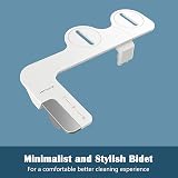 WITHLENT Bidet Toilet Attachment UK Non-Electric Cold Water Dual Nozzles Brass view 6