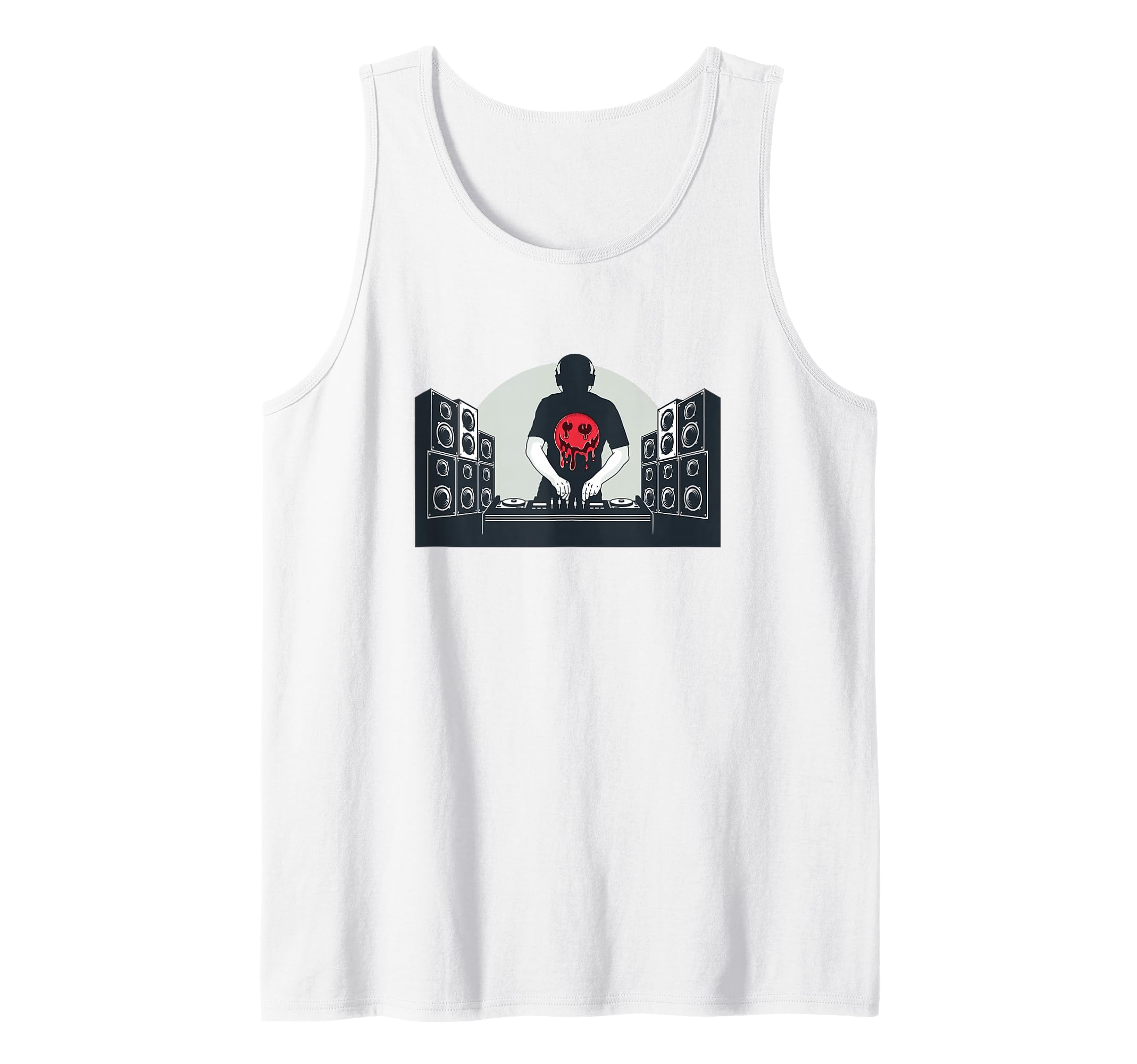 Trippy ACID Raver Mixer Equipment Producer DJ Tank Top