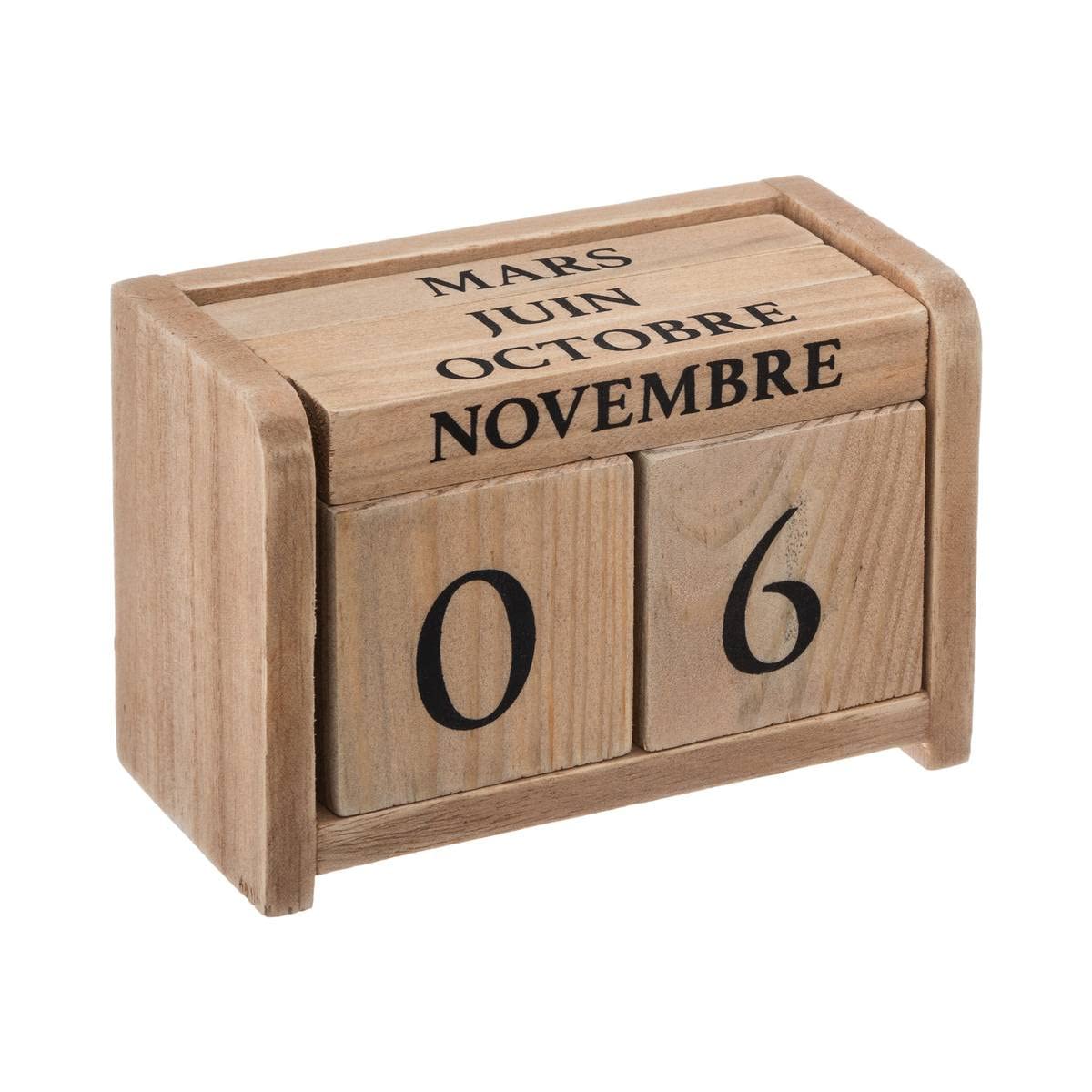 Colonial Wood Calendar