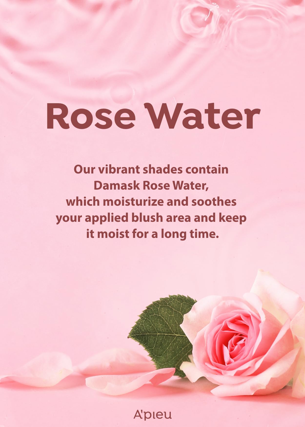 A'PIEU Juicy-Pang Water Blusher [PK03] (0.31 fl oz) - Dewy-Liquid Cheek Color with Fruity Tint and Soft Blendable Texture. Fruit Extract Blend, Rose Flower Water.