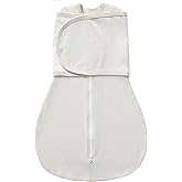 usbettas Swaddles for Newborns, Safe Sleep Swaddle Sack with Mesh Design, 100% Cotton, 3-Way Adjustable Transitional Swaddle