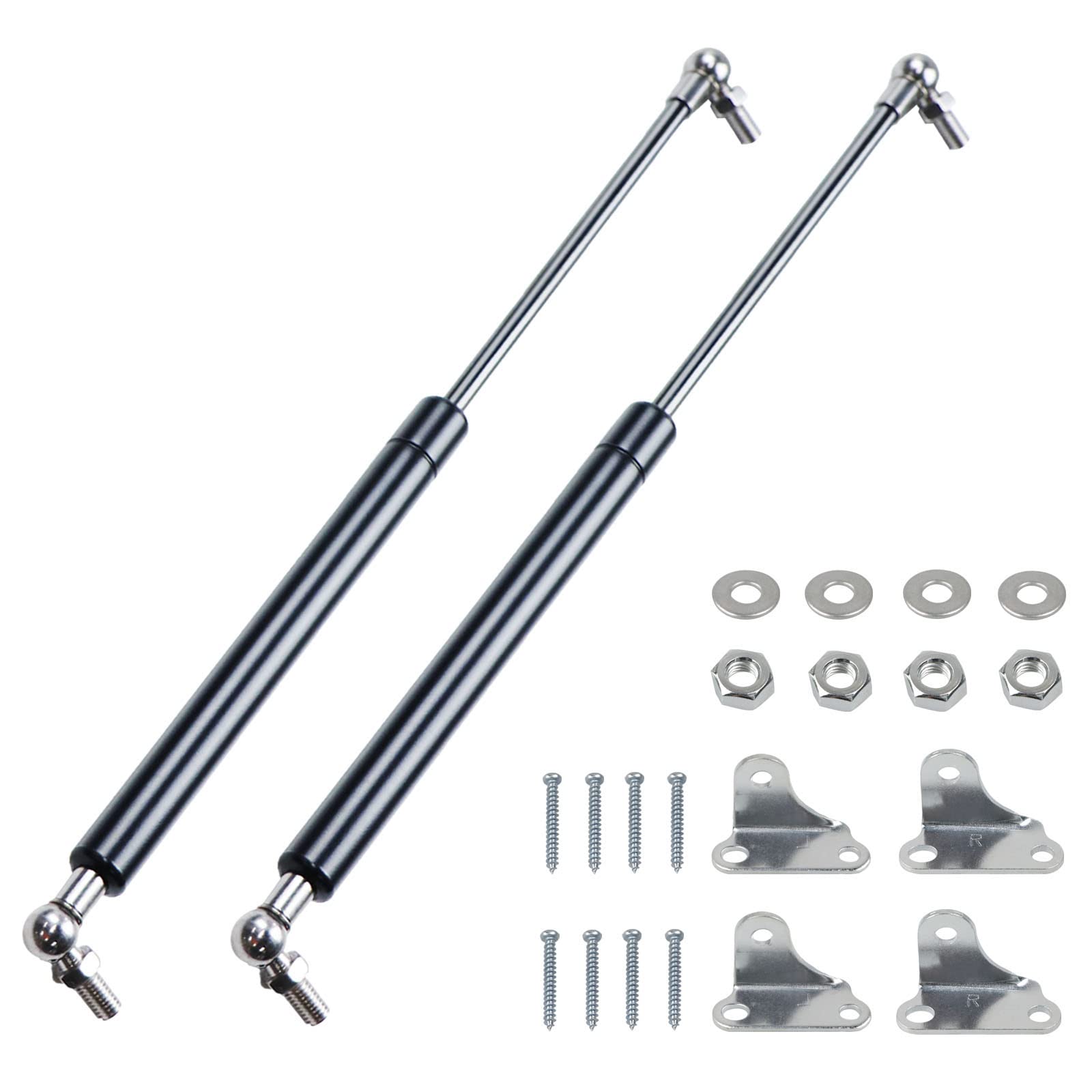 Photo 1 of 15 inch 67Lbs Gas Shocks Struts Hydraulics Piston Lid Lift Support Springs Rod for RV Bed Door Leer Snugtop are Camper Topper Rear Window Truck Cap Canopy Cargo Door Prop and Other DIY Project