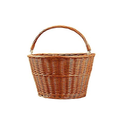 Jannyshop fahrradkorb vorne Basil fahrradkorb fahrradkorb vorne weide  36 * 25 * 20cm 