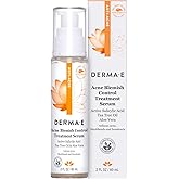 DERMA E Acne Spot Treatment, Acne Blemish Control Treatment Serum, 2 Fl Oz, Clinically Studied to Help Fight Blackheads, Breakouts and Cystic Acne for Clearer Looking Skin