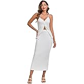 FIOPHY Women's 2 Piece Skirt Sets Summer Lounge Sets Sleeveless Knit Sweater Top & Dress Travel Resort Beach Wear Outfits