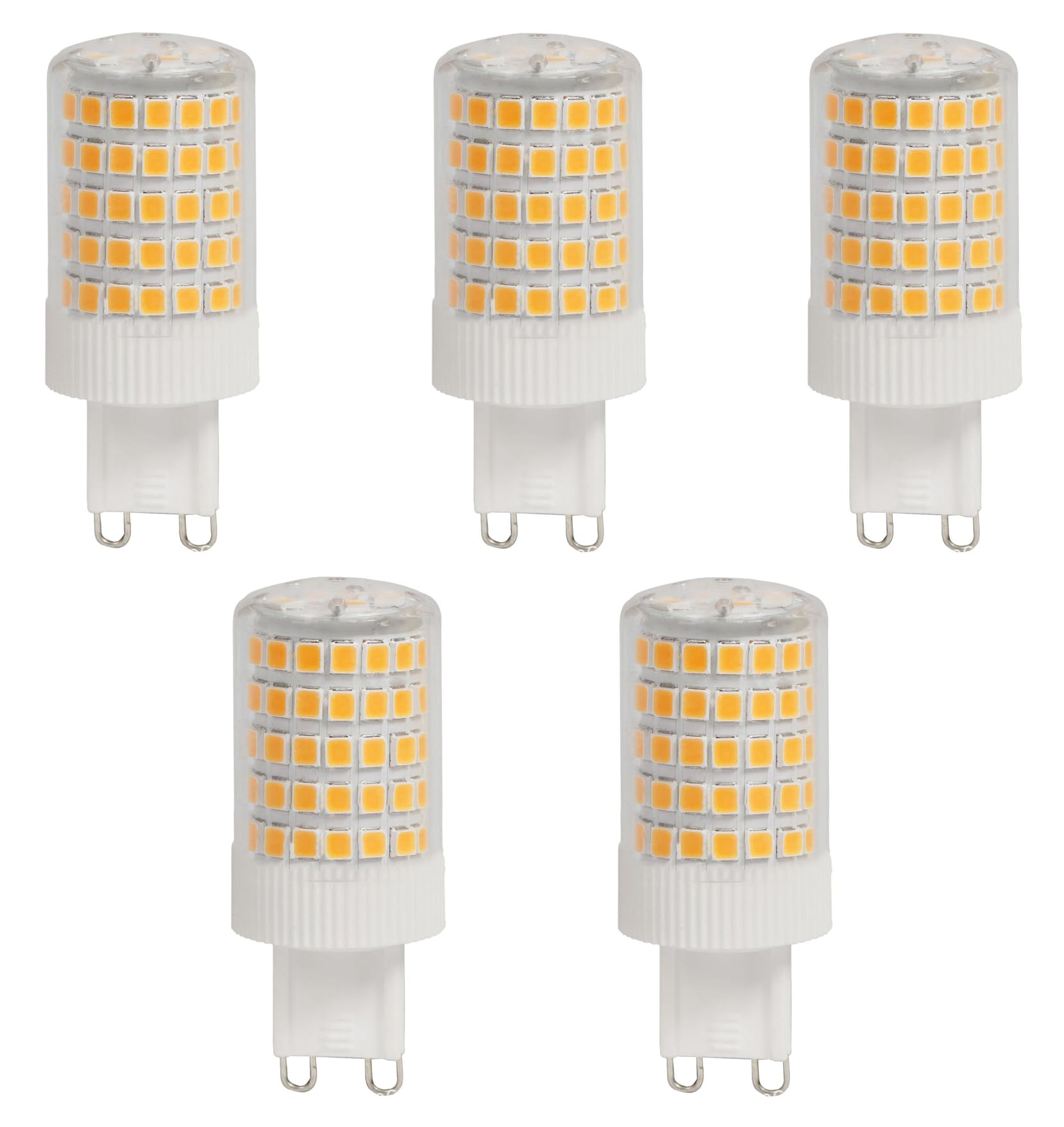 Aiwerttes 12W G9 LED Bulbs G9 led Light Bulbs,Not-dimmable Warm White 3000K 1200LM,G9 Energy Saving Light Bulbs,Equivalent to 100W Halogen Bulbs,No Flicker,5 Pack