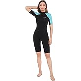 Dark Lightning Wetsuits for Men and Women, Mens/Womens Wet Suit for Cold Water, 3/2mm Wetsuit for Diving Surfing Snorkeling Kayaking Water Sports