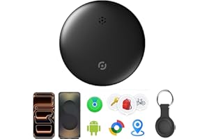 Tracker Smart Tags Android & iOS-Dual System Bluetooth Luggag Tracker Keys Finder/Item Locator Work with Apple Find My (iOS)&