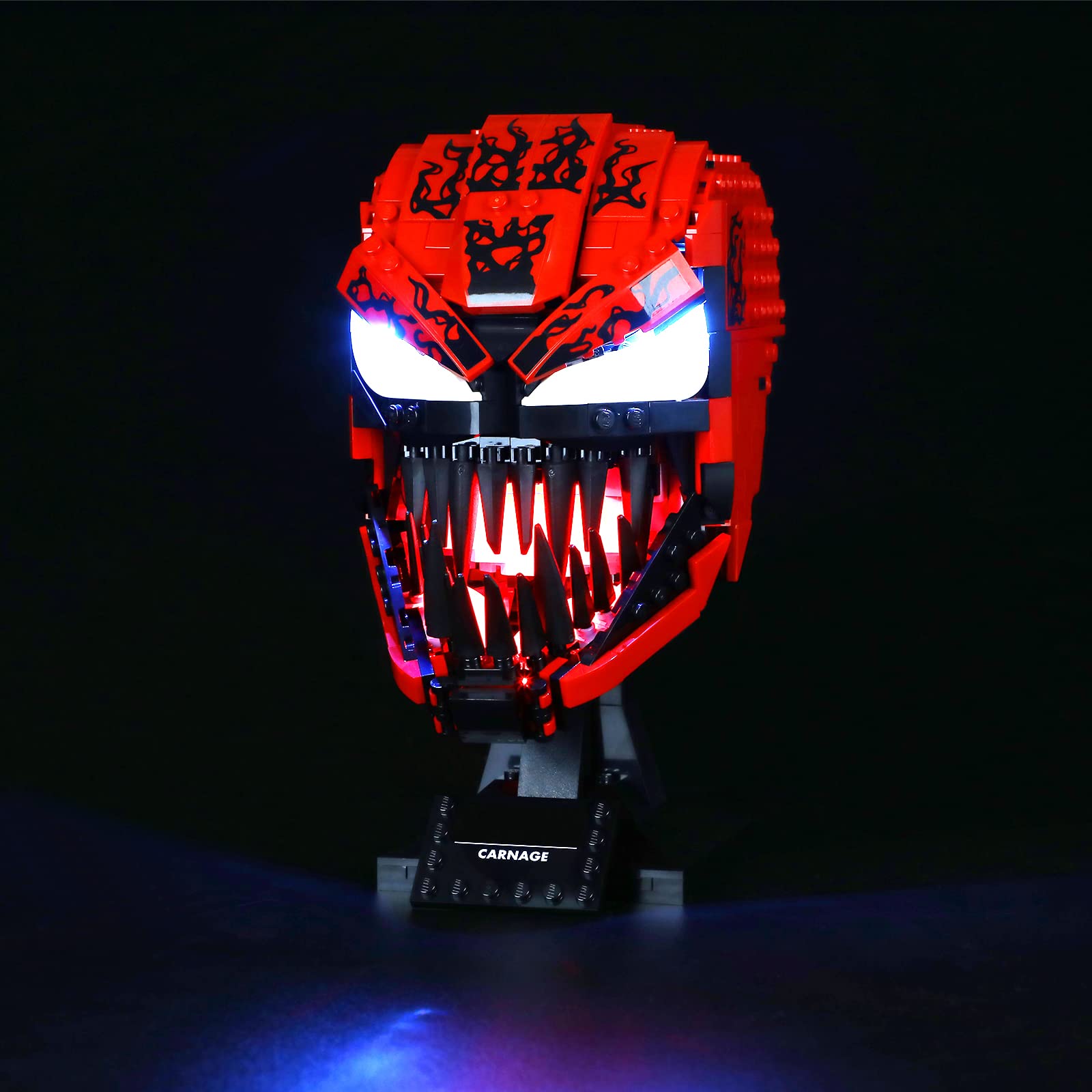 GEAMENT LED Light Kit Compatible with LEGO Carnage - Lighting Set for Spider-Man 76199 Building Model (Lego Set Not Included)