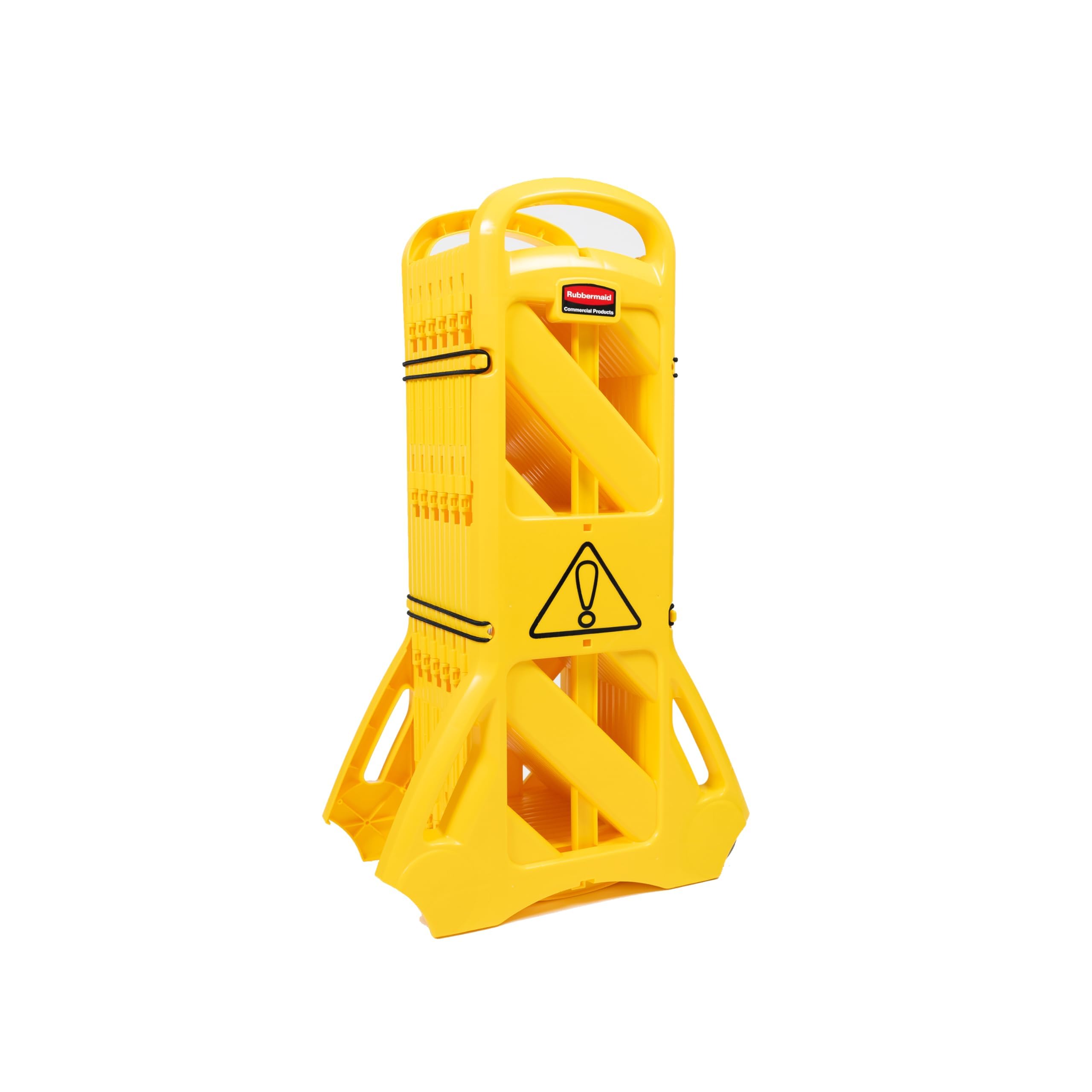 Rubbermaid Commercial Products Portable Mobile Barrier Yellow FG9S1100YEL
