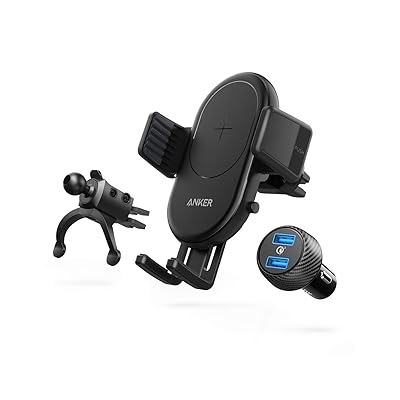 anker wireless charger powerwave 7.5 car charger with air vent phone holder