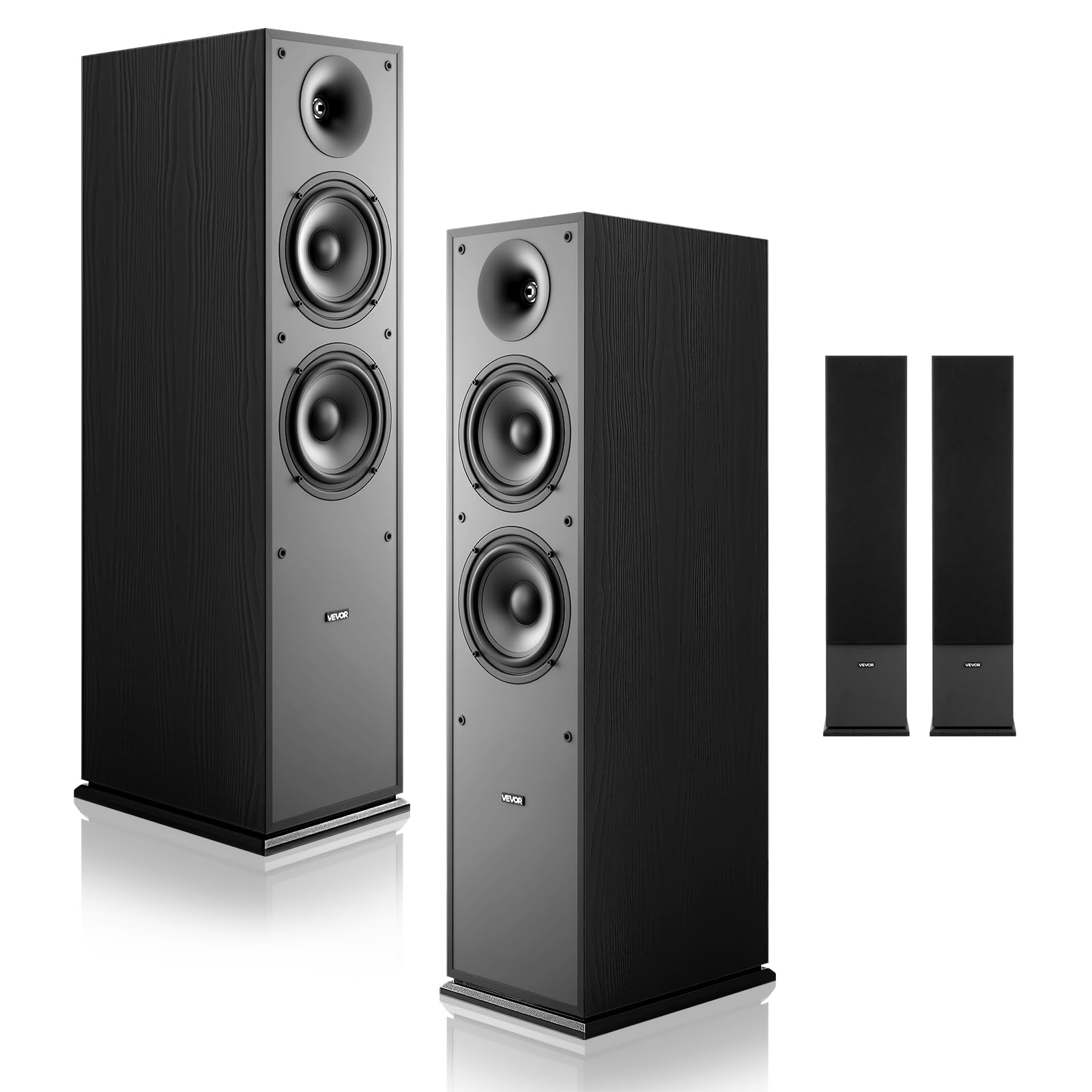 VEVOR Floorstanding Speakers, 2-Way, Floor-Standing