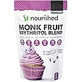 Powdered Monk Fruit Sweetener with Erythritol, 1:1 Sugar Substitute, Keto, 0 Calorie, 0 Net Carb, Non-GMO (Non-Organic, 1 Pou