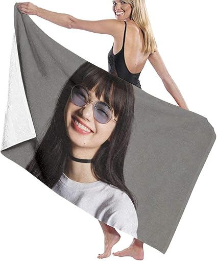 Amazon 小松菜奈 ビーチタオル オシャレ 大判 バスタオル マイクロファイバー 多用途 速乾 超吸水 砂浜 お風呂 旅行 人気 80cm 130cm バスタオル ホーム キッチン オンライン通販