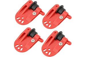 SAUYRASY 4Pcs Planer Board Zams pro Release Clips Fishing in-line Side Clip for Offshore Fishing Tackles Trolling Downrigger Clips