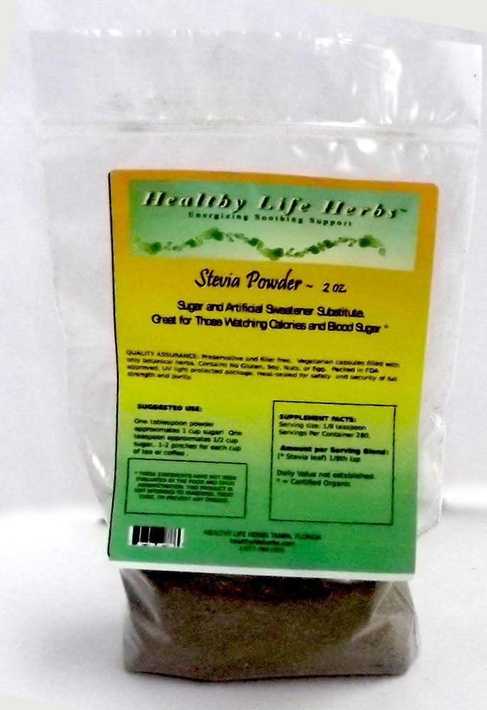Stevia Powder 1 oz > 1 lb - Certified USDA Organic (2 oz)