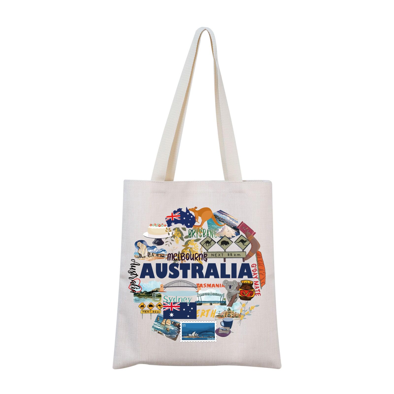 Australia Tote Bag Australia Gift Moving to Australia Gift Australia Souvenir Gift Australia Travel Gift (Australia Tote)